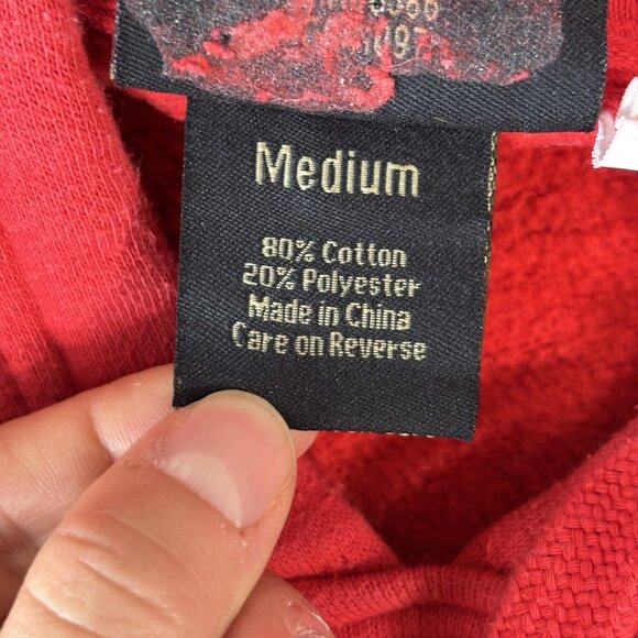 Vintage Men's Red Classic Florida Panthers Hoodie Size M Casual NHL Hockey Y2K - Picture 10 of 16